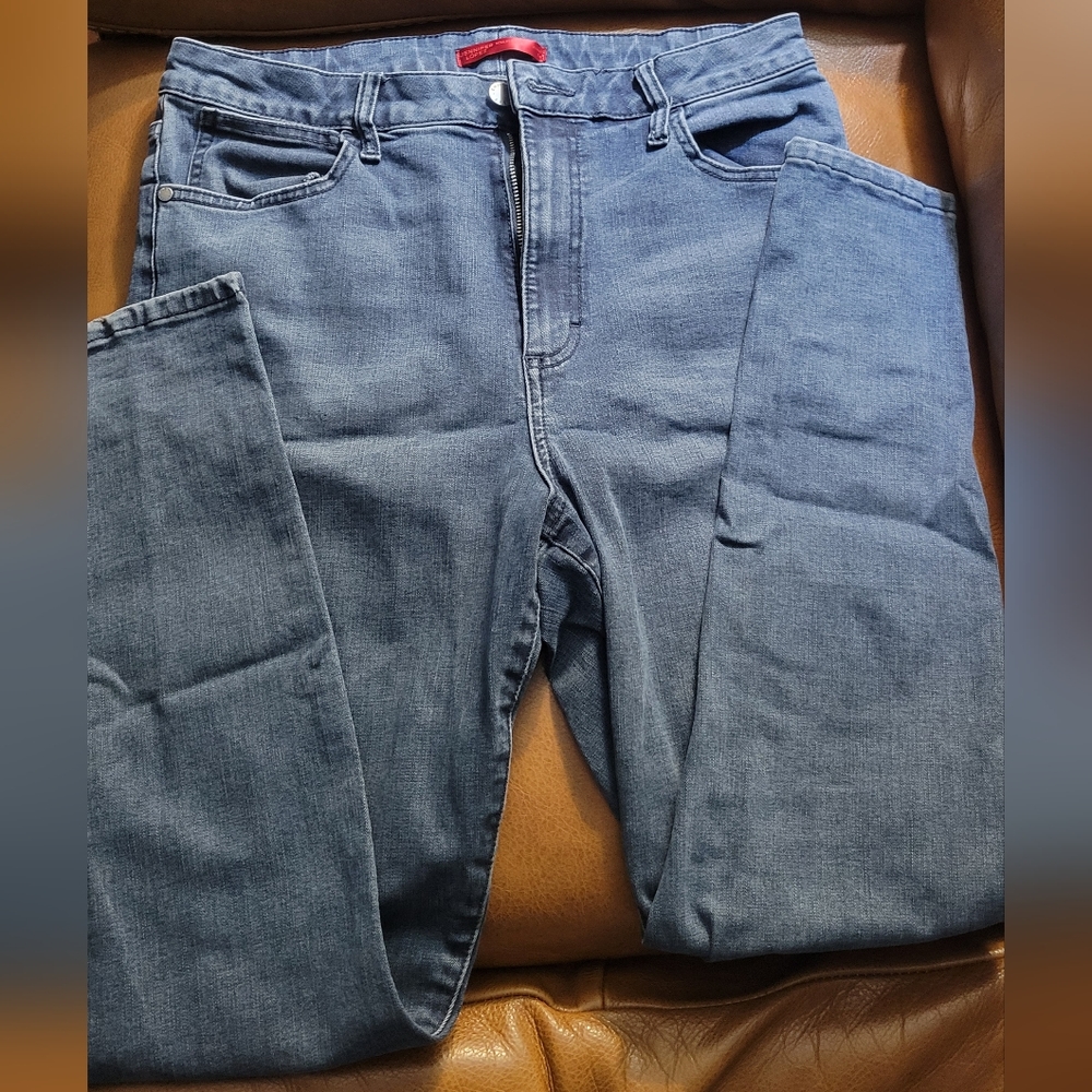 Jennifer Lopez Sculpt High Rise Skinny Jeans Denim Size 14